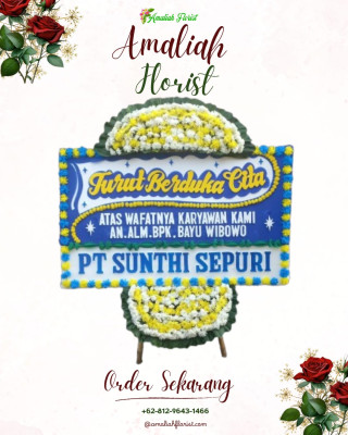 Papan Bunga Duka di Binawidya