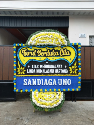 Papan Bunga Duka di Binawidya